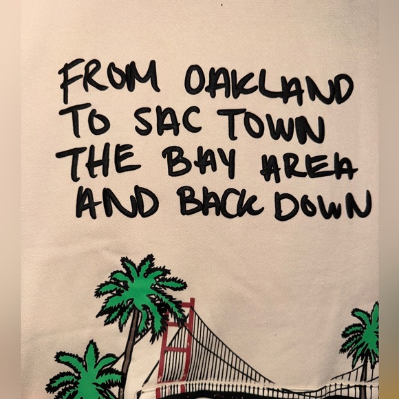 🌴🍎 NWT! Homme+Femme California to NYC Hoodie - Picture 11 of 16